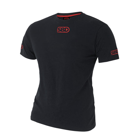 SBD Competition T-Shirt - Black w/Red