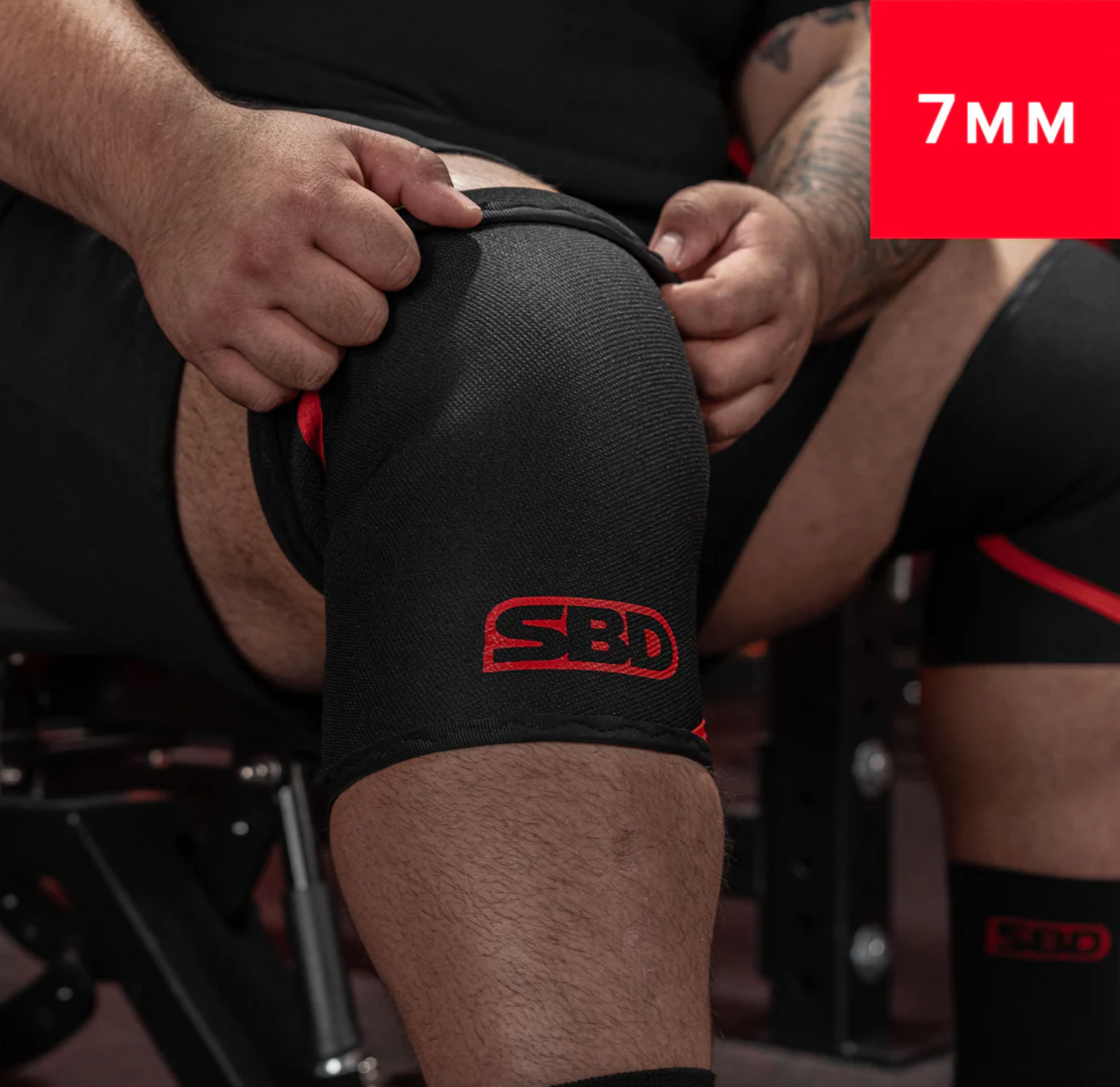 7mm Powerlifting Knee Sleeves