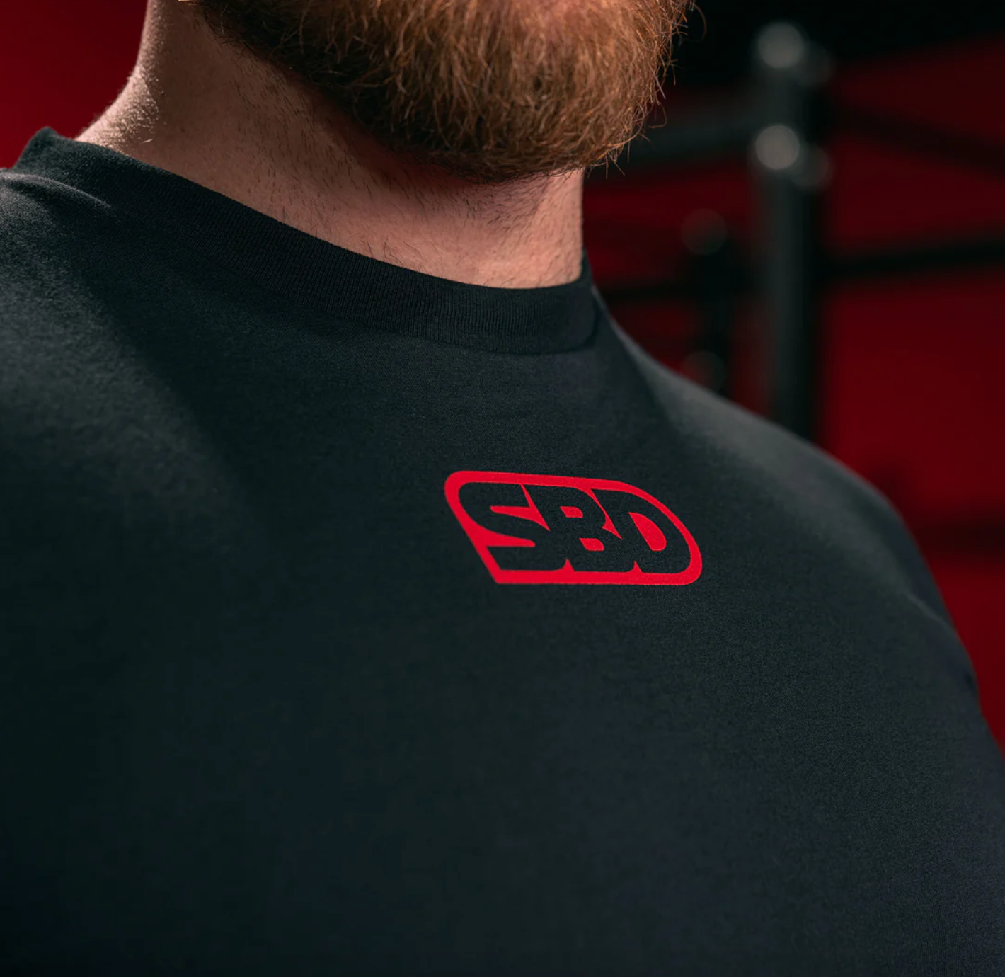 SBD Competition T-Shirt - Black w/Red